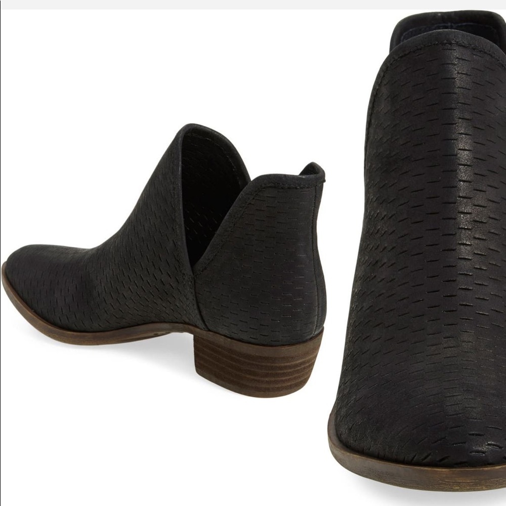 Lucky Brand “Bashina” Perforated Booties